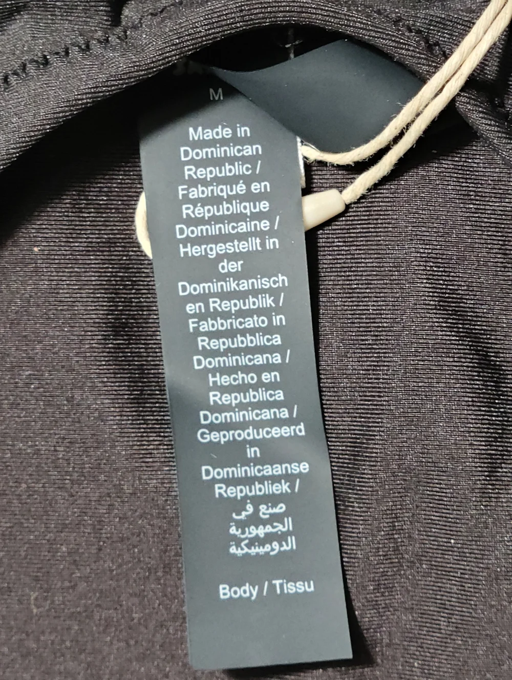 SKIMS Signature Swims Scoop Neck One Piece Onyx Women Medium NEW - Picture 4 of 5